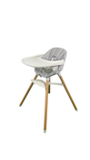 Shop Lalo High Chair with Infant Kit, Coconut, Grey Multi, Natural Wood at GoodBuy Gear