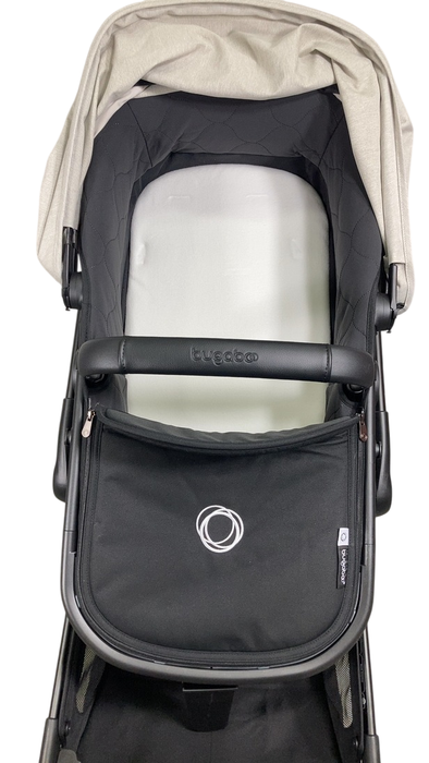 Shop Bugaboo Kangaroo Single To Double Stroller, 2024, Black, Midnight Black, Misty White at GoodBuy Gear