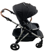 Shop Mockingbird Single to Double 2.0 Stroller, 2024, Black, Silver With Penny Leather, Windowpane at GoodBuy Gear