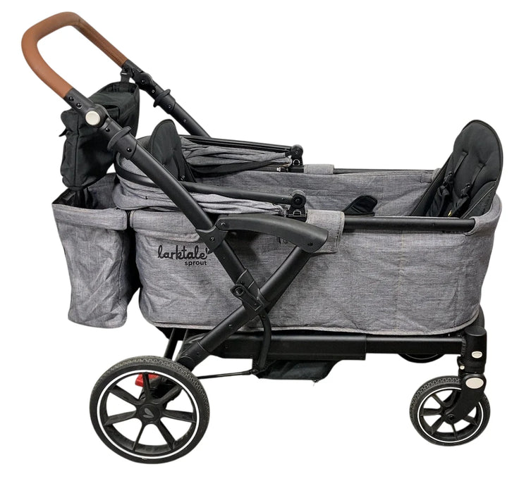 Larktale Sprout V2 Single-to-Double Size-Adjustable Stroller Wagon, 2024, Nightcliff Stone