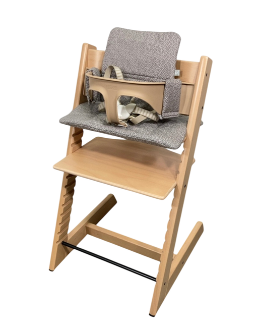 Shop Stokke Tripp Trapp Complete High Chair, Natural, Dots Grey, Natural 2.0 at GoodBuy Gear