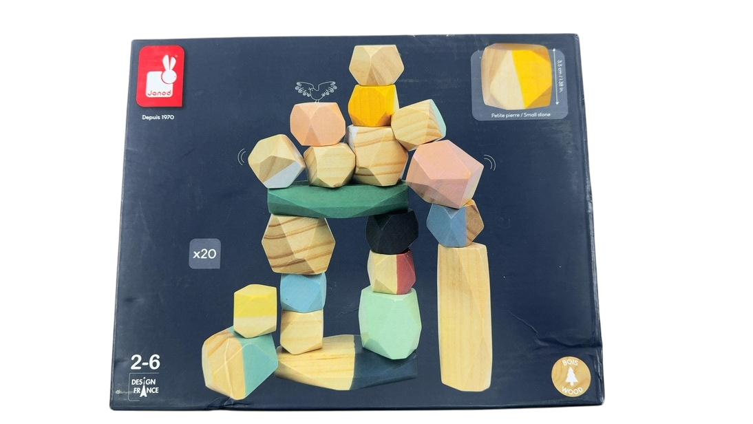 Shop Janod Sweet Cocoon Stacking Stones at GoodBuy Gear