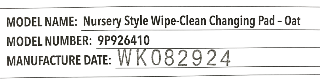 Shop Skip Hop Wipe-Clean Changing Pad, Oat at GoodBuy Gear