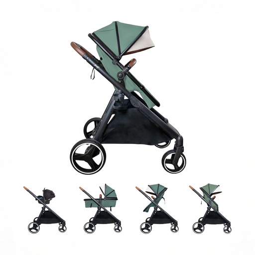 Shop Gladly Family Piper Convertible Single-to-Double Stroller, 2026, Aloe at GoodBuy Gear