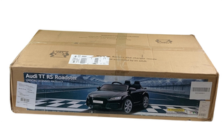 Shop Outfunny Kids Audi TT 12V Electric Ride-on Car with Remote, Black at GoodBuy Gear