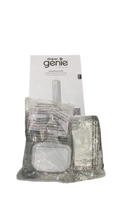 Shop Diaper Genie Platinum Pail Gift Set, Lily White at GoodBuy Gear