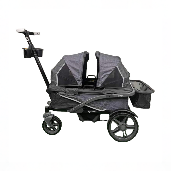 Shop Gladly Family Anthem4 Classic 4 Seater All Terrain Wagon Stroller, Special Edition Graphite at GoodBuy Gear