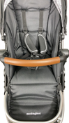 Shop Mockingbird Single to Double 2.0 Stroller, 2024, Black, Silver With Penny Leather, Windowpane at GoodBuy Gear