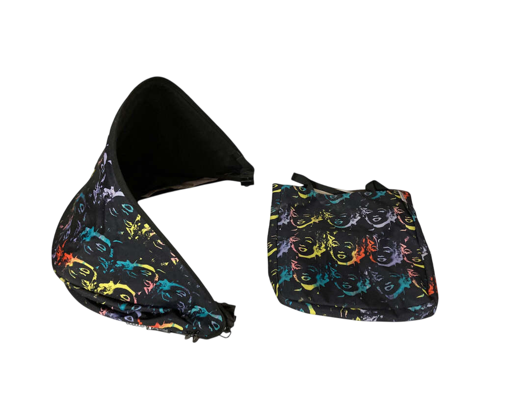 andy warhol bugaboo cameleon hood Bugaboo Bee 3 Andy Warhol Accessory Pack, Marilyn/Black