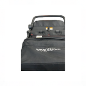 Shop Wonderfold W4 Elite Stroller Wagon, 2025, Black with Red Stitching at GoodBuy Gear