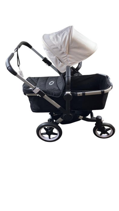 Shop Bugaboo Donkey 3 Duo Stroller, 2021, Fresh White, Black, Aluminium at GoodBuy Gear