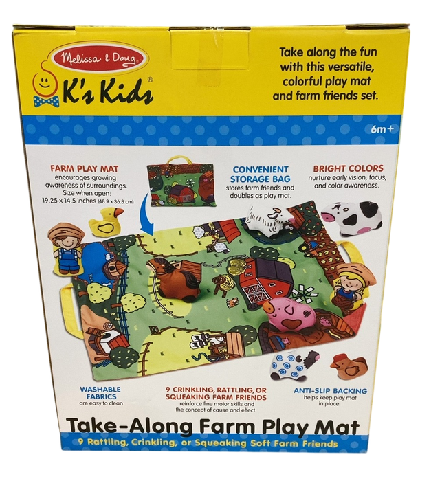 Shop Melissa & Doug Take-Along Farm Baby and Toddler Play Mat at GoodBuy Gear