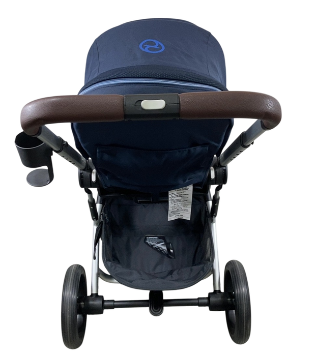 Shop Cybex Balios S Lux Stroller, 2023, Ocean Blue, Silver at GoodBuy Gear