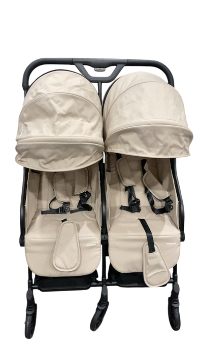 Shop Mompush Lithe Double Stroller, 2026, Khaki at GoodBuy Gear