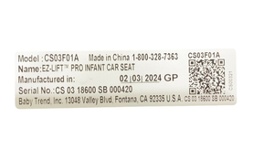 Shop Baby Trend EZ-Lift PRO Infant Car Seat, 2024, Dash Grey at GoodBuy Gear