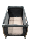 Shop Monbebe Play Yard with Full-Size Rocking Bassinet, Castle Point at GoodBuy Gear