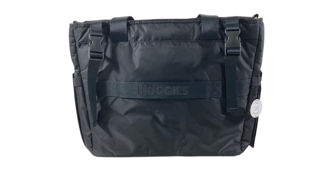 Shop Huggies Evening Carry All Tote Diaper Bag, Black at GoodBuy Gear