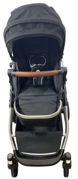 Shop Mockingbird Single to Double 2.0 Stroller, 2024, Black, Silver With Penny Leather, Windowpane at GoodBuy Gear
