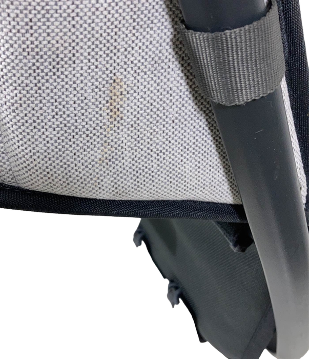 secondhand UPPAbaby VISTA RumbleSeat V2, 2015+, 2022, Anthony (White & Grey Chenille)