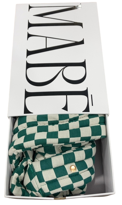 Shop Mabē The Monarch Carrier, Evergreen Check at GoodBuy Gear