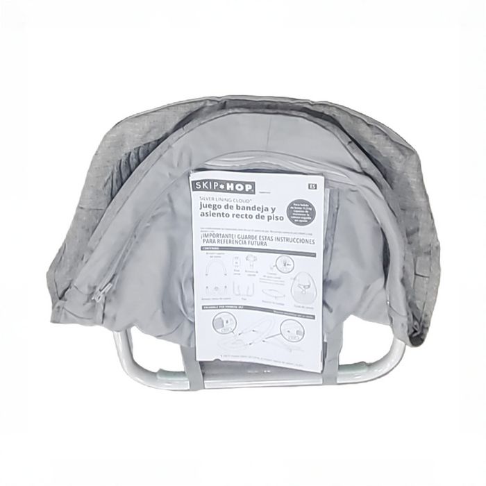 Shop Skip Hop Silver Lining Cloud Upright Floor Seat, Grey/White, With Tray at GoodBuy Gear