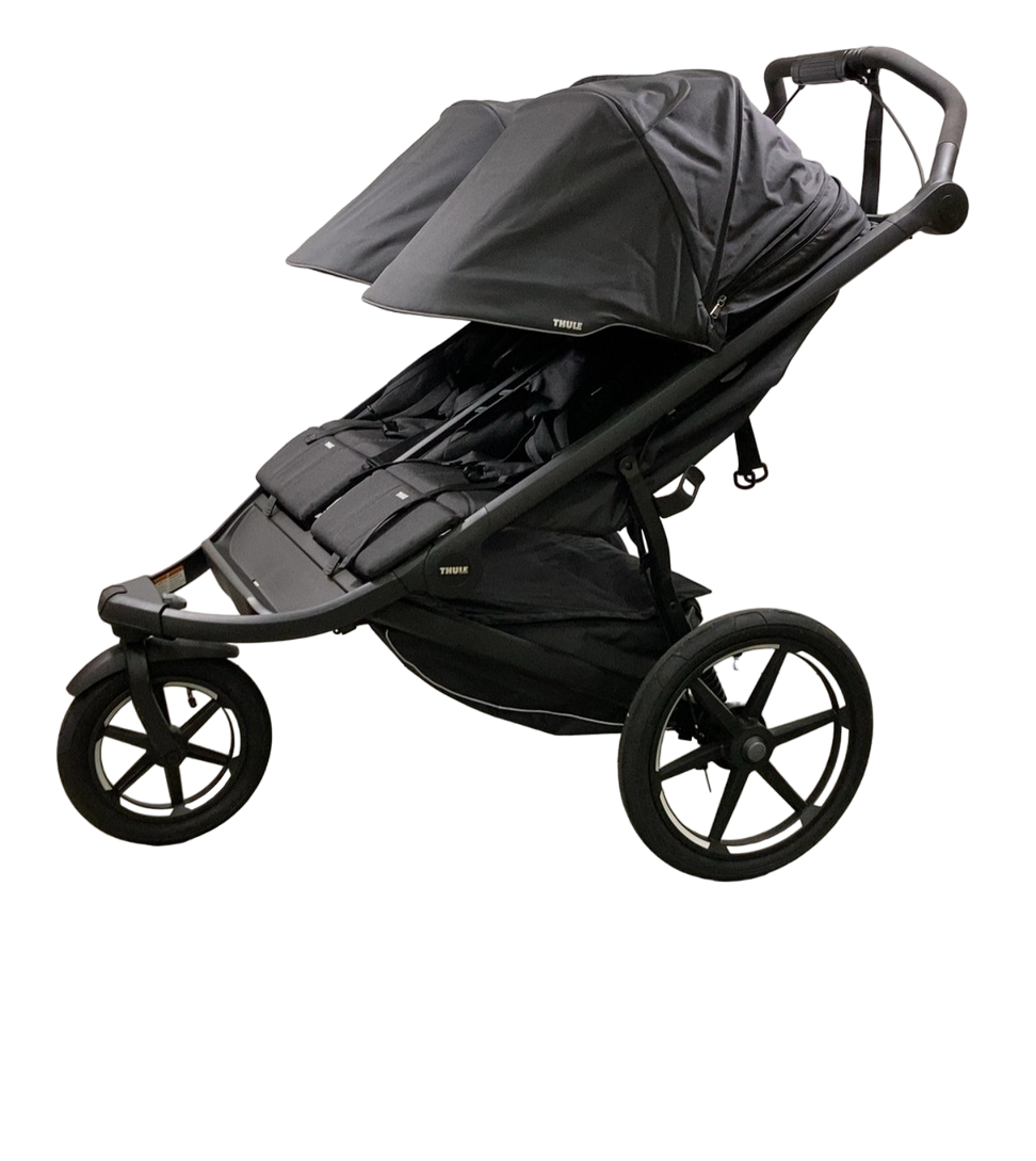 used thule double jogging stroller Thule Urban Glide 3 Double Stroller, 2024, Black