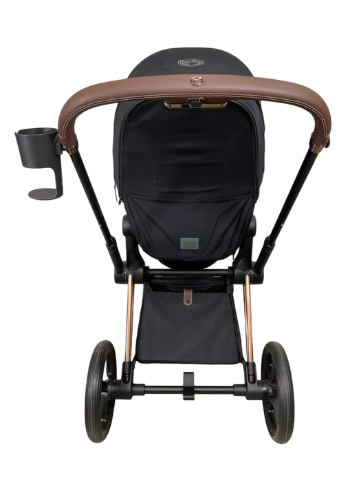 Shop Cybex PRIAM Stroller, 2023, Deep Black, Rosegold at GoodBuy Gear