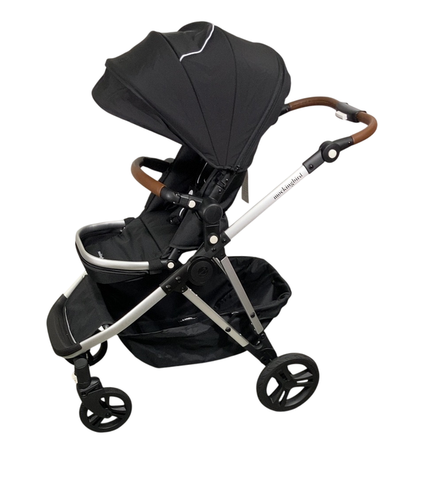 Shop Mockingbird Single to Double 2.0 Stroller, Black, Windowpane, Silver With Penny Leather, 2024 at GoodBuy Gear
