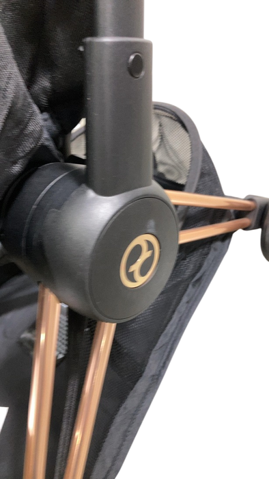 Shop Cybex Coya Stroller, 2023, Rose Gold, Sepia Black at GoodBuy Gear