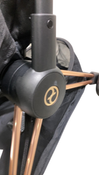 Shop Cybex Coya Stroller, 2023, Rose Gold, Sepia Black at GoodBuy Gear