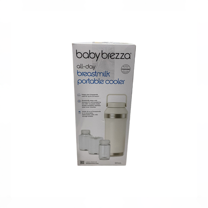 Shop Baby Brezza All Day Portable Breastmilk Cooler, White at GoodBuy Gear