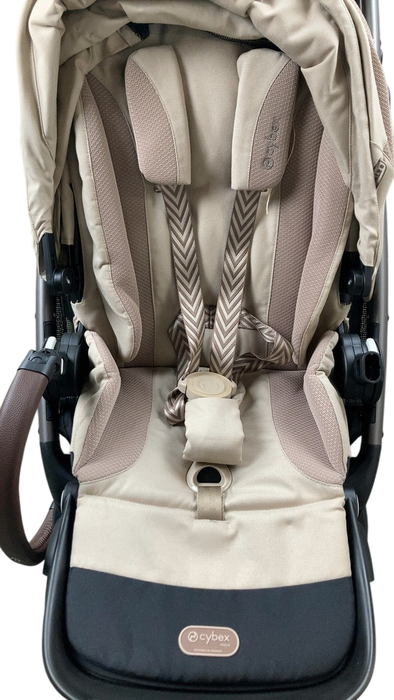 Shop Cybex e-Gazelle S Stroller, 2024, Almond Beige, Taupe at GoodBuy Gear