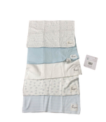 used Burt's Bees Baby Burp Cloths, 5-Pack