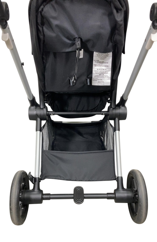 Shop Cybex Eos Stroller, 2024, Moon Black, Silver at GoodBuy Gear