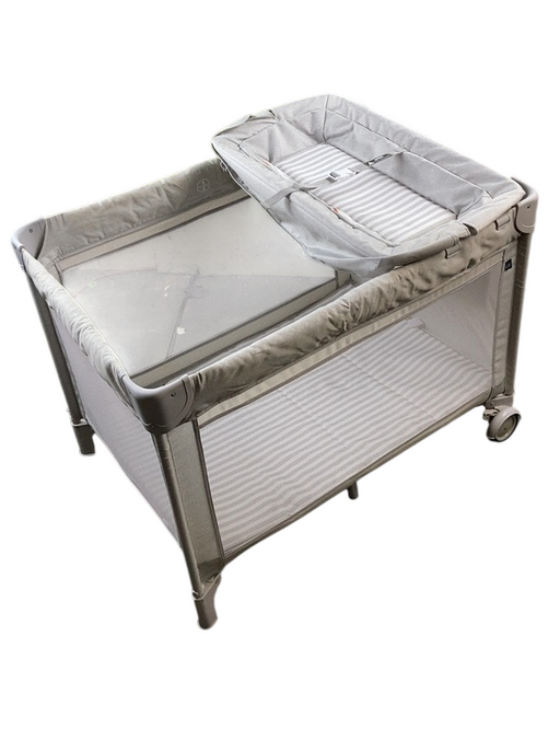 Shop Baby Gap Deluxe Play Yard, Grey Stripes at GoodBuy Gear