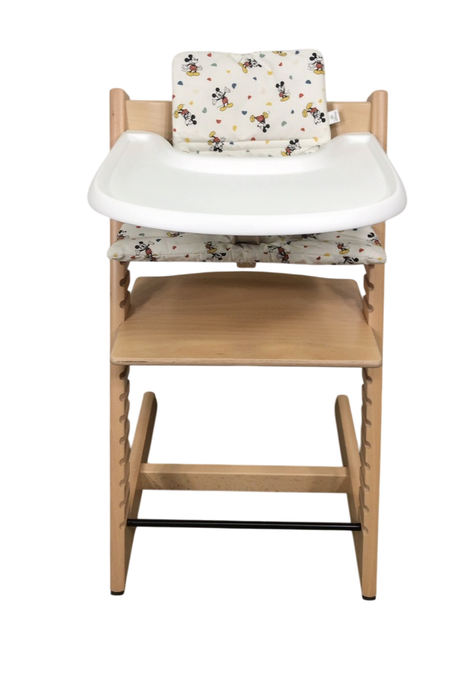 Shop Stokke Tripp Trapp Complete High Chair, 2, Mickey Celebration, Natural at GoodBuy Gear