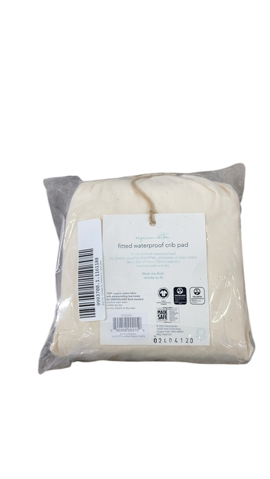 Shop Naturepedic Organic Cotton Waterproof Fitted Crib Pad, Crib Flat Rectangle at GoodBuy Gear
