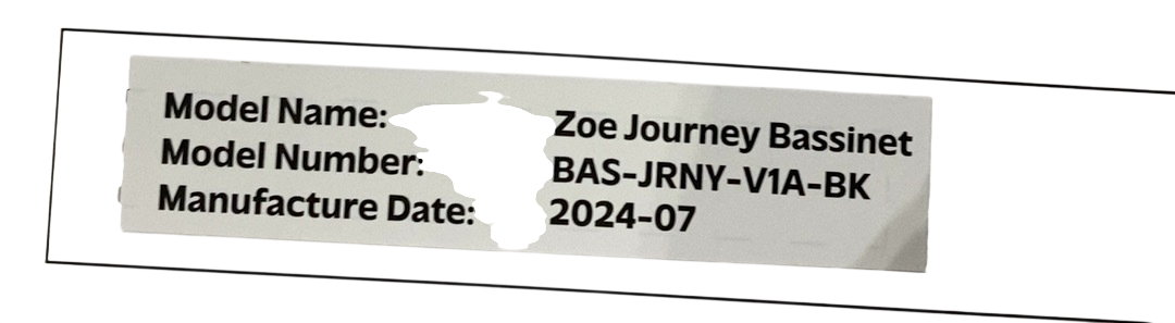 Shop Zoe Journey Bassinet, Black at GoodBuy Gear