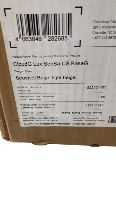 Shop Cybex Cloud G Lux with SensorSafe, 2024, Seashell Beige at GoodBuy Gear