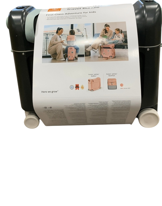 Shop Stokke JetKids BedBox + Crew Backpack Travel Bundle, Midnight Gray at GoodBuy Gear