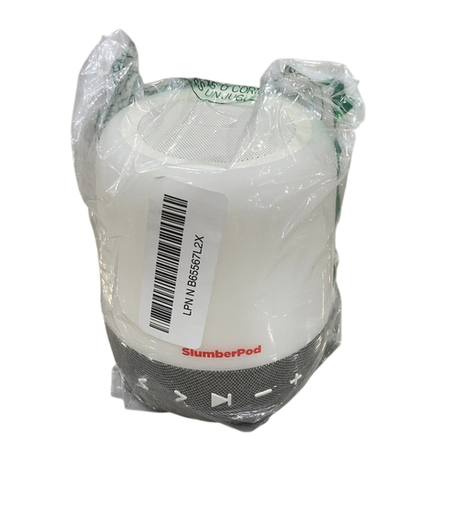 Shop SlumberPod SlumberCalm 2 in 1 Sound Machine & Night Light, White/Gray at GoodBuy Gear