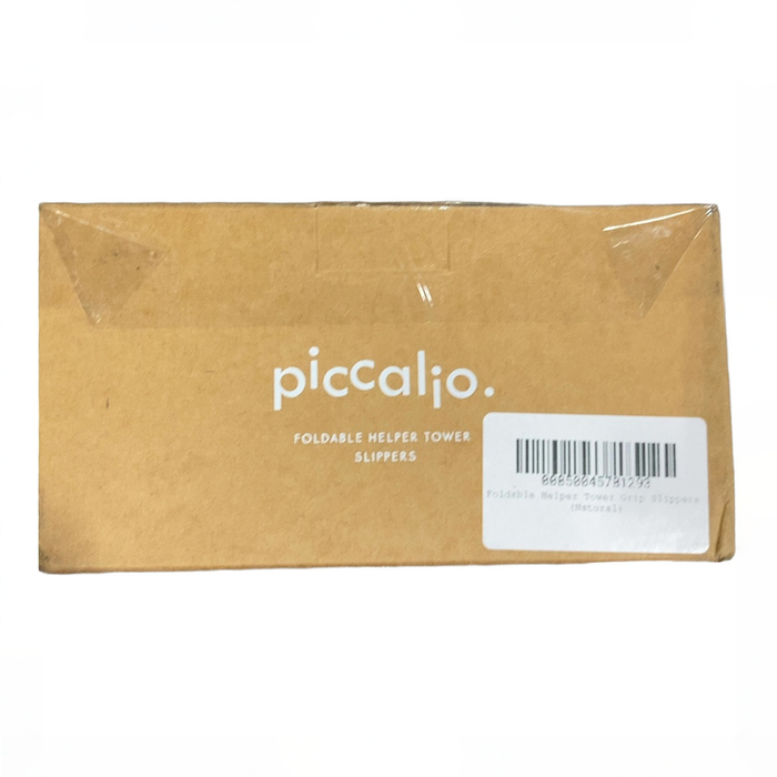 Shop Piccalio Foldable Helper Tower Grip Slippers, Natural at GoodBuy Gear