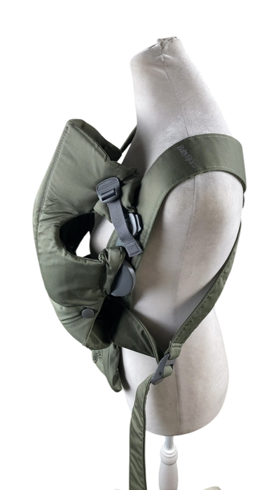 Shop BabyBjorn Baby Carrier Mini, Dark Green Woven at GoodBuy Gear