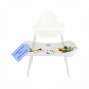 Shop Catchy The Food Catcher For High Chairs, For IKEA Antilop High Chair, White at GoodBuy Gear