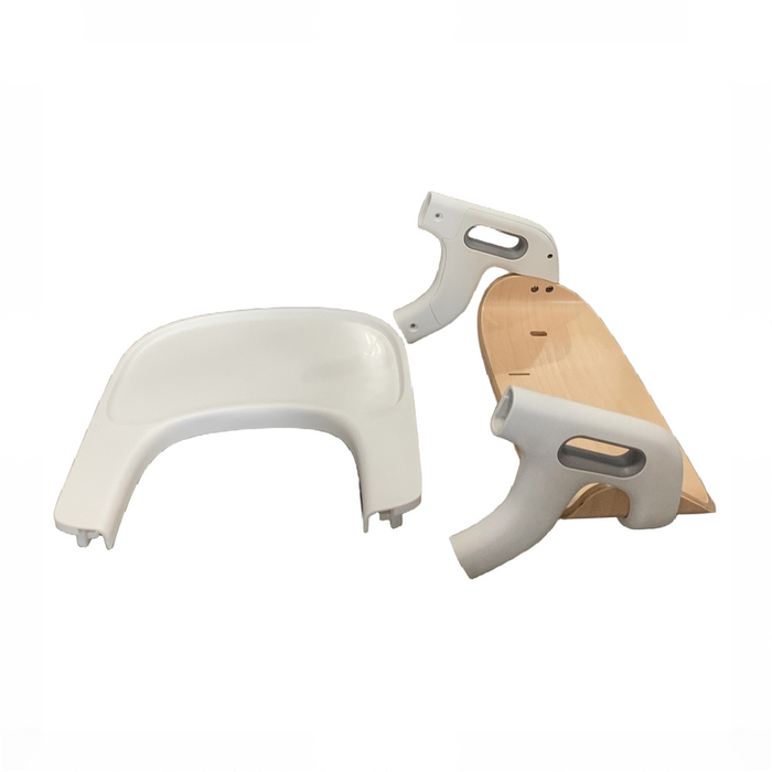 Shop Momcozy DinerPal Wooden High Chair, Natural Wood, without Cushion at GoodBuy Gear