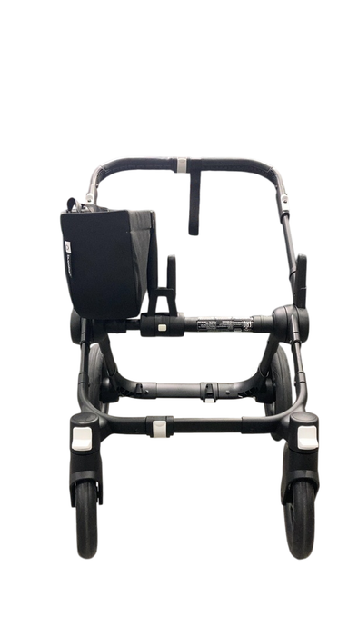 Shop Bugaboo Donkey 5 Duo Stroller Frame, Black, 2024, Frame and Side Basket at GoodBuy Gear