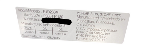 Shop Britax Poplar S Convertible Car Seat, 2025, Stone Onyx at GoodBuy Gear