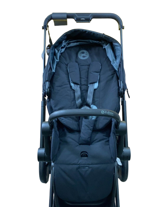 Shop Cybex E-PRIAM Electric Stroller, 2023, Deep Black, Matte Black, with Battery at GoodBuy Gear