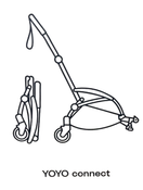 Shop Stokke YOYO3 Connect Frame, Black at GoodBuy Gear