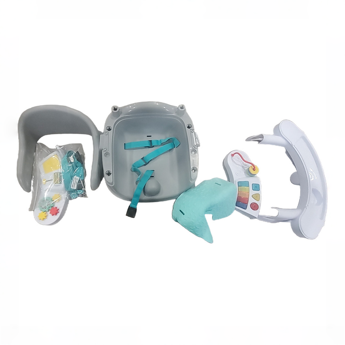 Shop Infantino Music & Lights 3-in-1 Discovery Booster, Teal at GoodBuy Gear